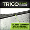 TRICO Silicone Ceramic 24 inch Automotive Replacement Windshield Wiper Blade,