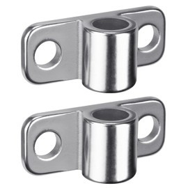Insaga 304 Stainless Steel Wall Mount Gate Hinge, 2pcs Gate Hinges Heavy Duty, One Piece Horizontal Mount Gate Hinges for Wooden Fences