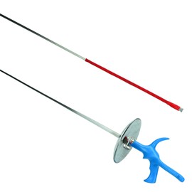Fencing Electric Weapon - Electric Foil Fencing Sword with Pistol Grip - Complete Standard Foil Sword (Mini (0), Right Hand)