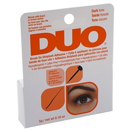 Duo Brush-On Striplash Adhesive Dark Tone 0.18 Ounce (5.3ml) (2 Pack)