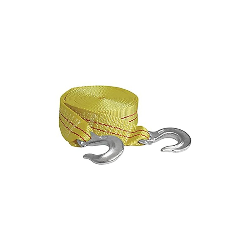 K Tool International Tow Strap with Forged Hooks 2in. x