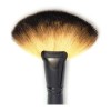 Brocha Rostro Abanico Jumbo Nefertary Cerda Natural Negro Madera