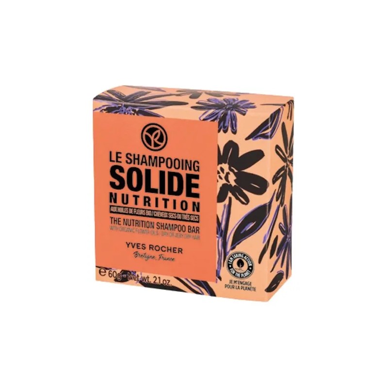 Shampoo Sólido Nutrición Cabello Seco Muy Yves Rocher