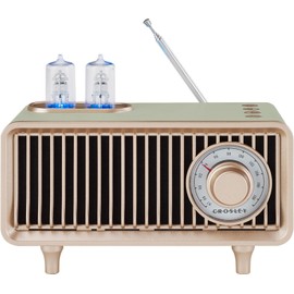 Crosley CR3043A-MT Milton Portable Rechargeable FM Radio with Bluetooth Receiver and USB Playback, Mint