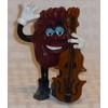 California Raisin, Cello Player, Large 3" Tall, Collectible