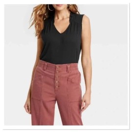 Knox Rose Women's Knit Tank Top - Knox Rose™ Black S