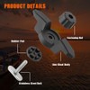 NOWHYX Kayak Anchor Cleat, 2Pcs Line Cleat for Kayak Track