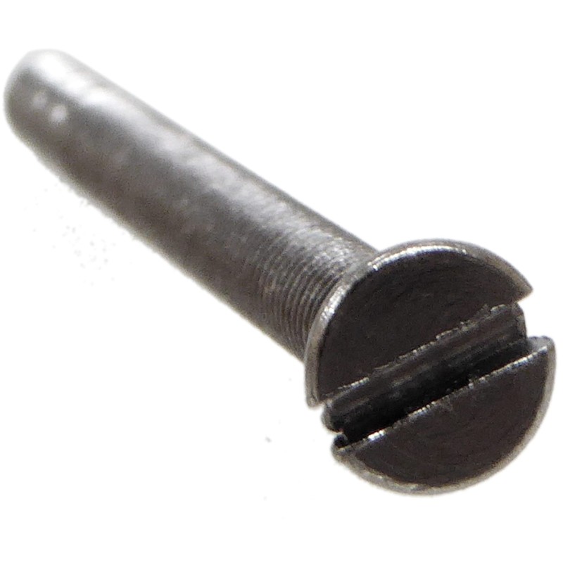 10 x M3.5 Black Nickel 50mm Long Screws - Flat
