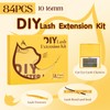 QUEWEL 84PCS Lash Clusters Kit 10-16mm Cat Eye Eyelash Clusters