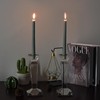Kitcom Crystal Candle Stick Holders for Home Decor 2-Pack, Clear