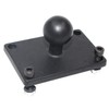 Strg 1'' Ball Mounts Base with AMPS Round Plate, Ball