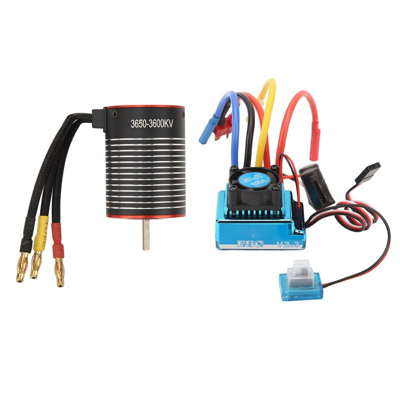 RC Brushless Motor ESC Set Professional Waterproof High Torsion 3650