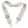 Crossbody Straps for Purses Silver Hardware Purse Strap Wide Shoulder