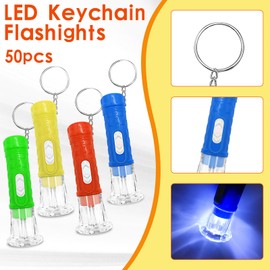 CENNSIOQP 50 Pack Mini Flashlights Compact and Durable 2.55 Inch Plastic LED Flashlights for Emergencies Camping Classroom and Outdoor Activities