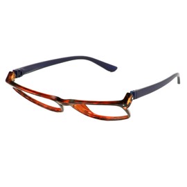 BUNNY EYEZ Readers - DEAN - Reading Glasses with a Tiltable & Flippable Frame - Chic & Modern Design - Diopter Strength of +1.50 to +3.00 - Tortoise/Dark Navy, 1.00