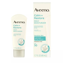 Aveeno Calm Restore Mineral Sunscreen SPF 30 for Sensitive Skin 1.7 Fl Oz