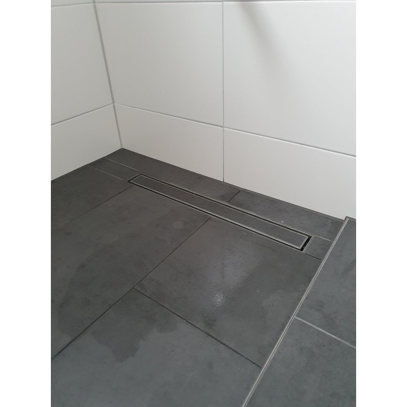 Neodrain 30-Inch Linear Shower Drain with Tile Insert Grate,Brushed 304