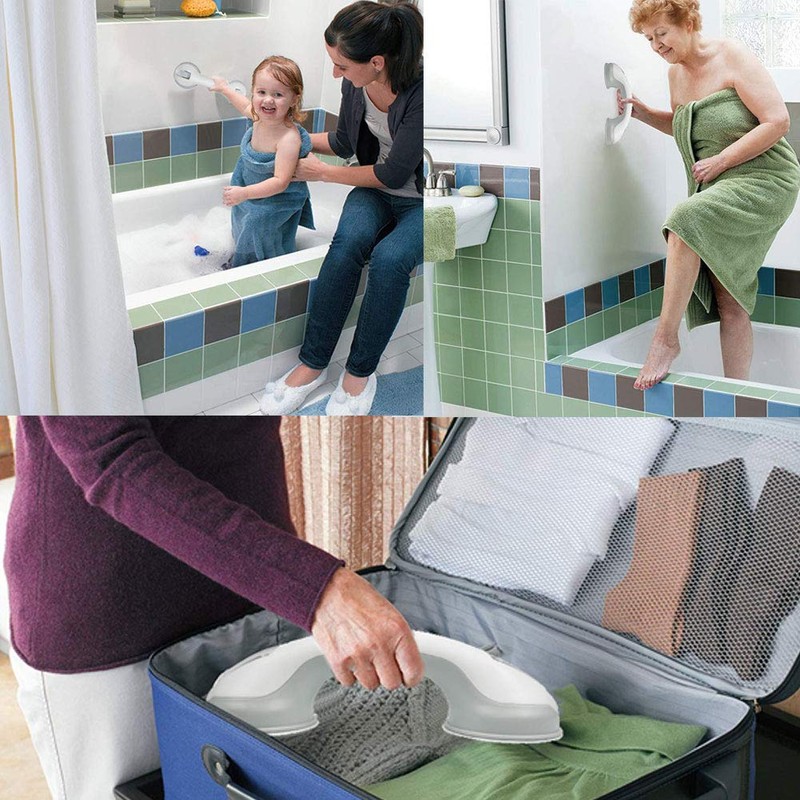 Newthinking Suction Bathroom Grab Rails, Hand Rail for Disabled, Portable