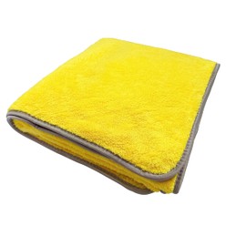Microfiber Plush Car Drying Towel Cleaning Towels Super Absorbent Auto Detailing Towel (40 x 60 cm, Yellow)