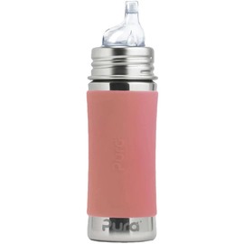 Pura Kiki Stainless Steel Sippy Bottle 325ml - Rose V2