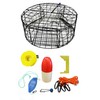 KUFA Vinyl Coated Round Crab Trap & Accessory Kit (100'