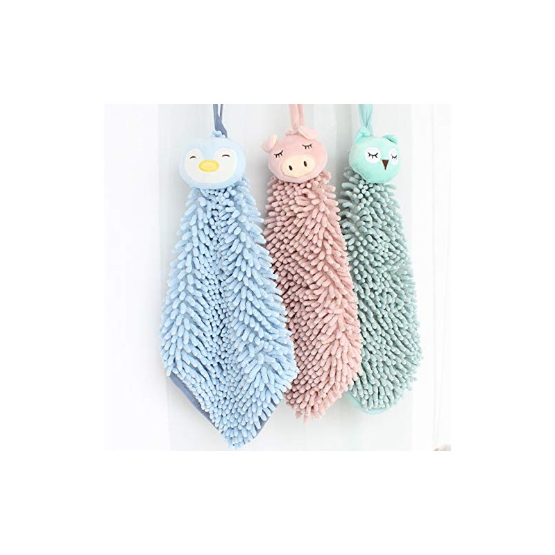 ikenokoi Hot Towel Towel, Hand Towel Quick-drying Cute Soft Nursery