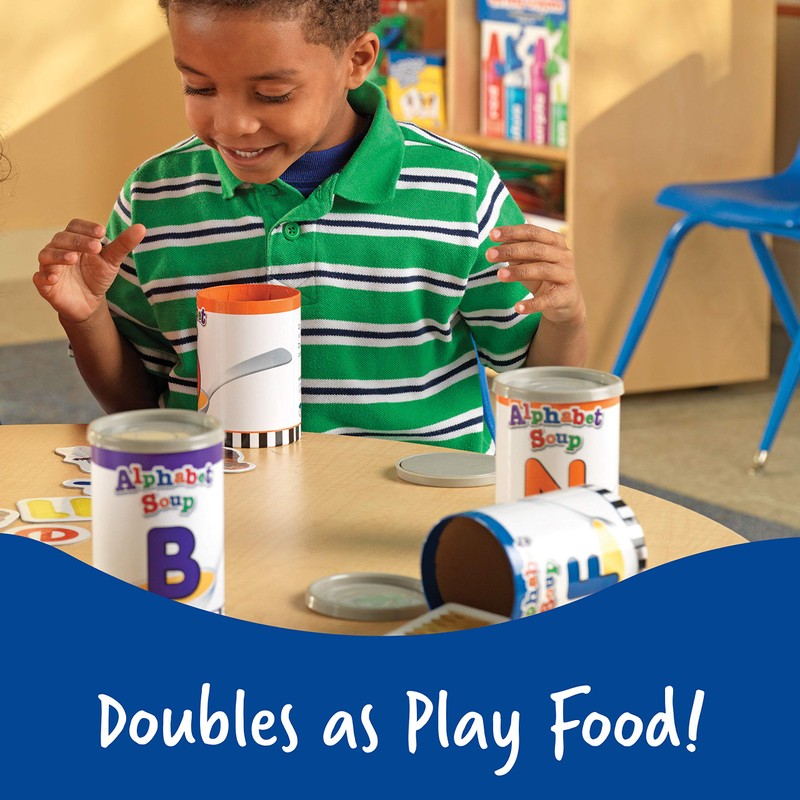 Learning Resources Alphabet Soup Sorters - 208 Pieces, Ages 3+,