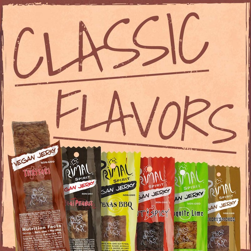 Primal Spirit Vegan Jerky - Seitan Power Pack, 10 g.