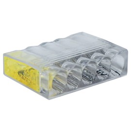 ViD® VDE VC05 Connection Terminals Diameter 0.5 - 2.5 mm² 5-Pin Yellow Pack of 100