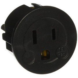CKITZE BA-4 Grounded European German Schuko Power Plug Adapter Adaptor - American USA to German, France, Russia & more - Excellent Quality , Black or White