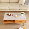 SIELUNO Coffee Table Cover, Rustic Farmhouse Rectangle Coffee Table Cloth
