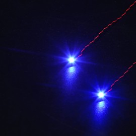 Light Up Your Bricks- 2 Pieces X Blue 15 cm LED Bit Lights, USB Powered, Compatible with Legos, DIY Lighting