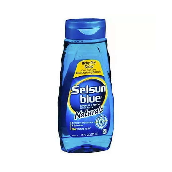 Selsun Blue Naturals Antidandruff Shampoo Itchy Dry Scalp 11 Oz