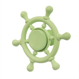 OLAYA Kids Drawer Knobs Toy Knobs Pack of 8 Retro Nautical Ship Rudder Wheel Cabinet Knobs Drawer Cupboard Dresser Furniture Door Single Hole Pull Handles （Green）
