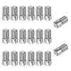 M METERXITY 20-Pack M8 x 16mm Slotted Cylindrical Pin Dowel,