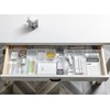 DCA 25 PCS Clear Plastic Drawer Organizer Tray, Bathroom Organizers
