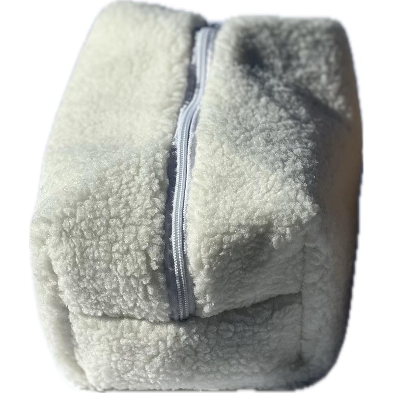 Generic Cosmetic Bag for Travel, Fluffy and Soft (White), JLGJ200472127