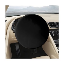 FALVFUN Car Steering Wheel Sun Shade Cover, All Round Heat Resistant Anti-Aging Vehicle Steering Wheel Protector, Auto Interior Protection Accessories, Universal for Most Vehicles