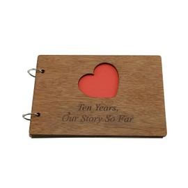 10 Years Our Story So Far - Scrapbook, Photo album or Notebook Idea For 10th Anniversary