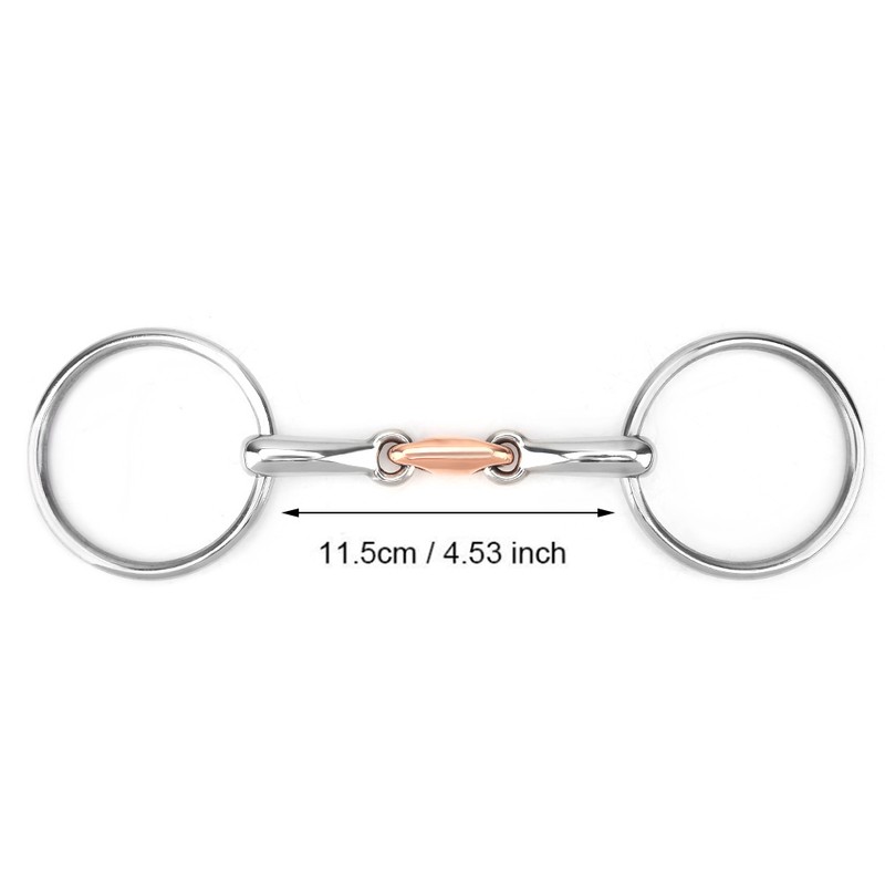 Stainless Steel Thickeness Bit Loose Mouth Bit Roller for Horse