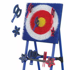 Eastpoint Axe Throw Set, 8 Axes, Outdoor Game, Portable Folding Steel Frame, NEW