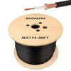 MOOKEERF RG174 Coaxial Cable 30ft, 50 Ohm High Flexibility RG174