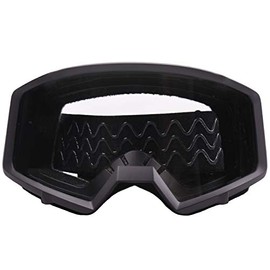Typhoon Motocross Goggles Dirt Bike ATV Goggles Motorcycle Off Road Unisex Adult and Youth - Matte Black