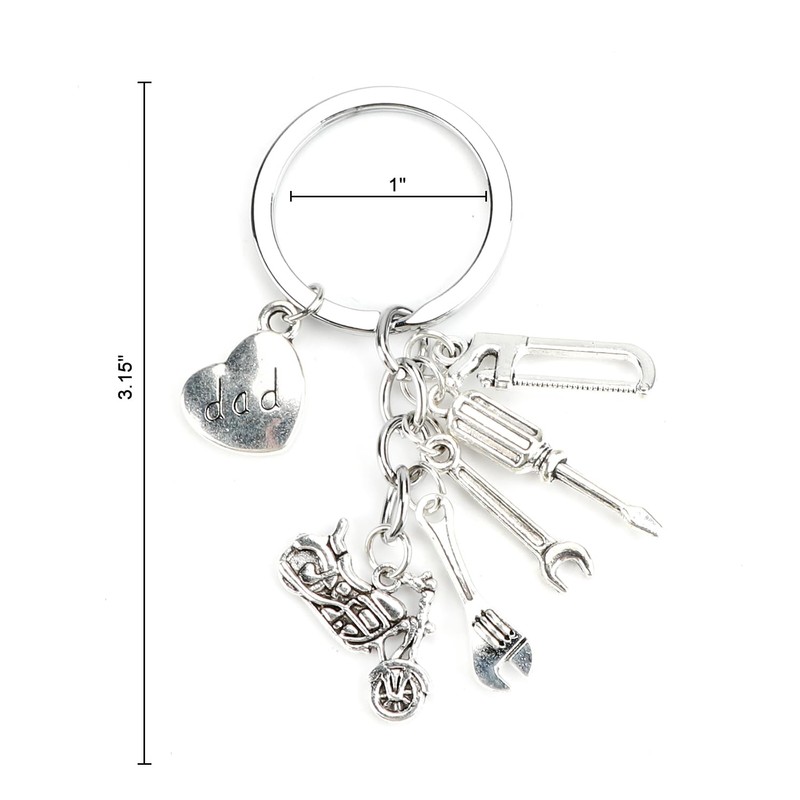 SHTALHST Dad Keychain,Tool Keychain for Dad,Father Day Birthday Thanksgiving Christmas