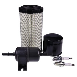 YIHETOP Tune Up Maintenance Kit Filters Compatible for John Deere Gators XUV 620i 625i Kawasaki FD620-AS26 Engine M113621