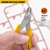 KATA 5.5 Inch Stainless Steel Wire Cutter Micro Flush Cutters,