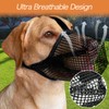 Muzzle Medium Dogs Adjustable Poison Bait Protection Dog Black Muzzles