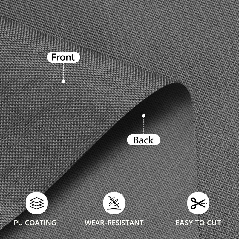 Waterproof Canvas Fabric by The Yard 58inch 600D Upholstery Material