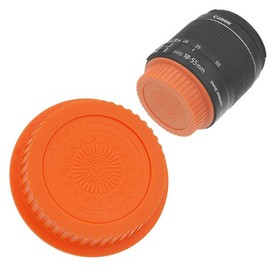 Fotodiox Designer Rear Cap for Canon EOS (Orange)