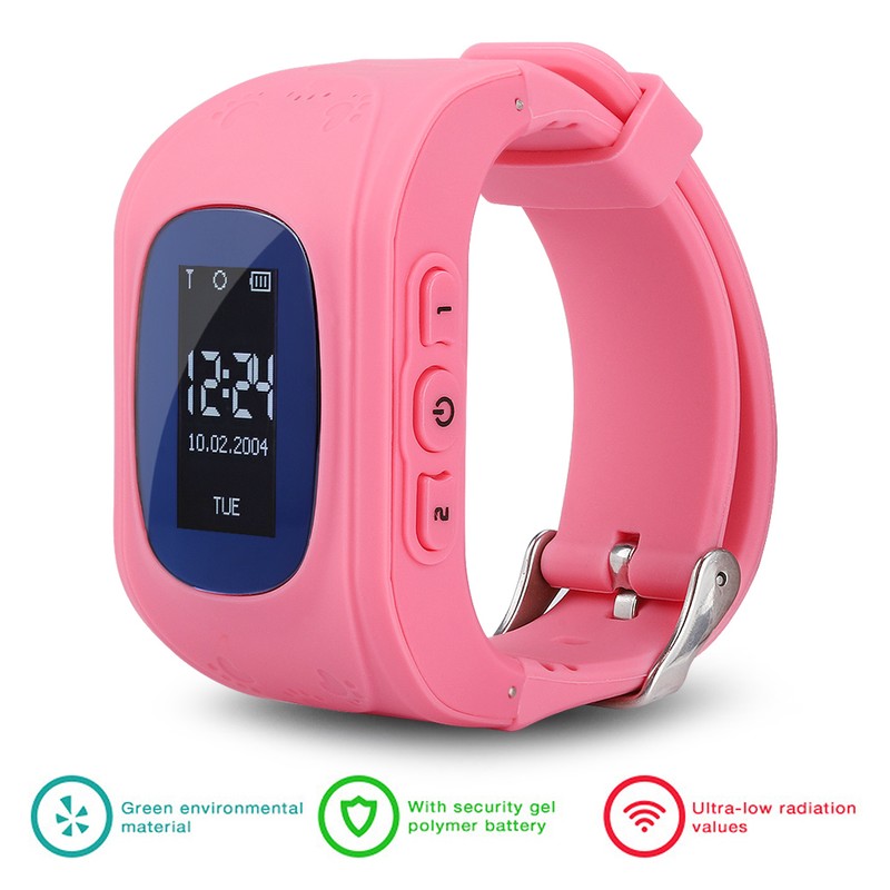 Q50 1.44in Kids Waterproof Smart Touch Screen Watch Positioning Watch
